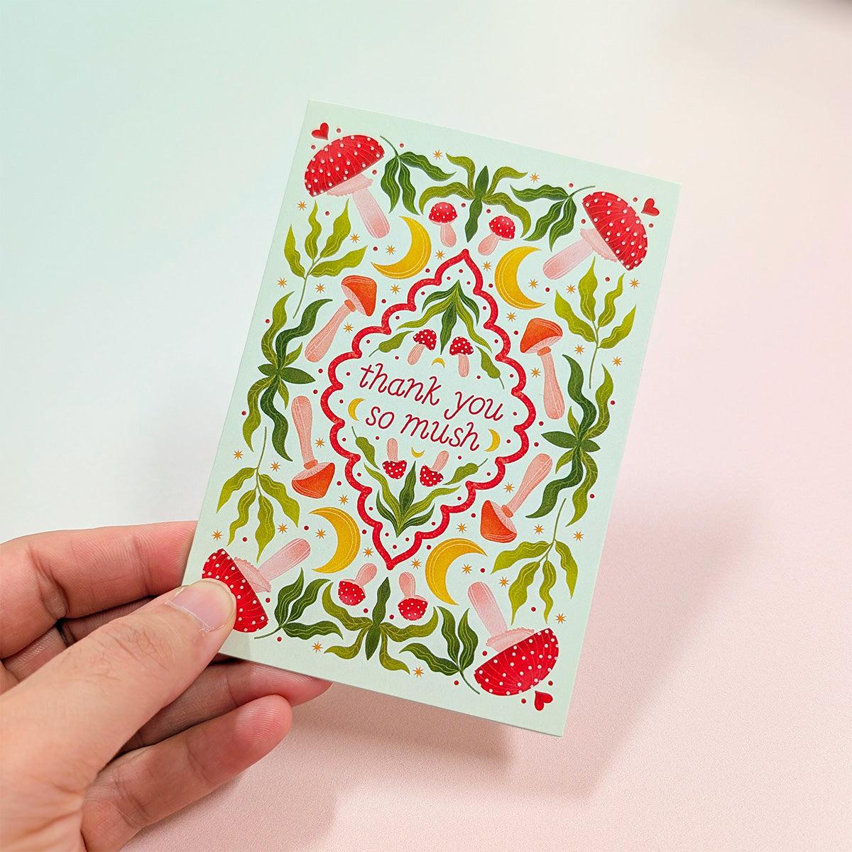 Merci infiniment | Mini carte de vœux