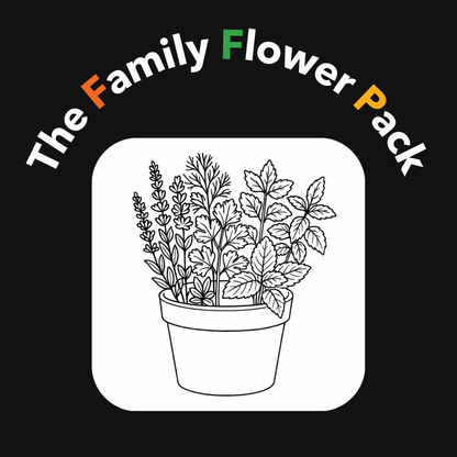 Le pack famille de fleurs