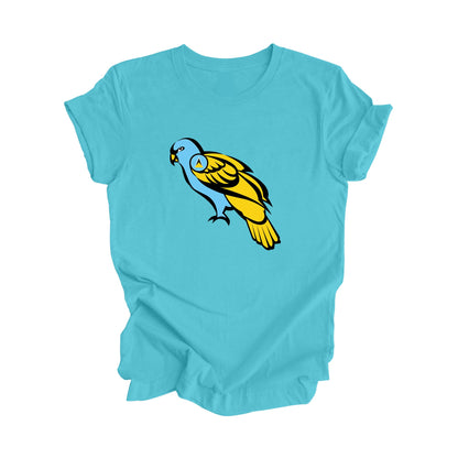 The Parrot St. Lucia - Parrot, Saint Lucia Gift T-Shirt, St. Lucia Present, National Symbol Tee Shirt, Carribean Shirt, 758 Area Code Shirt, Castries Shirt, West Indies Tee - Inspired X