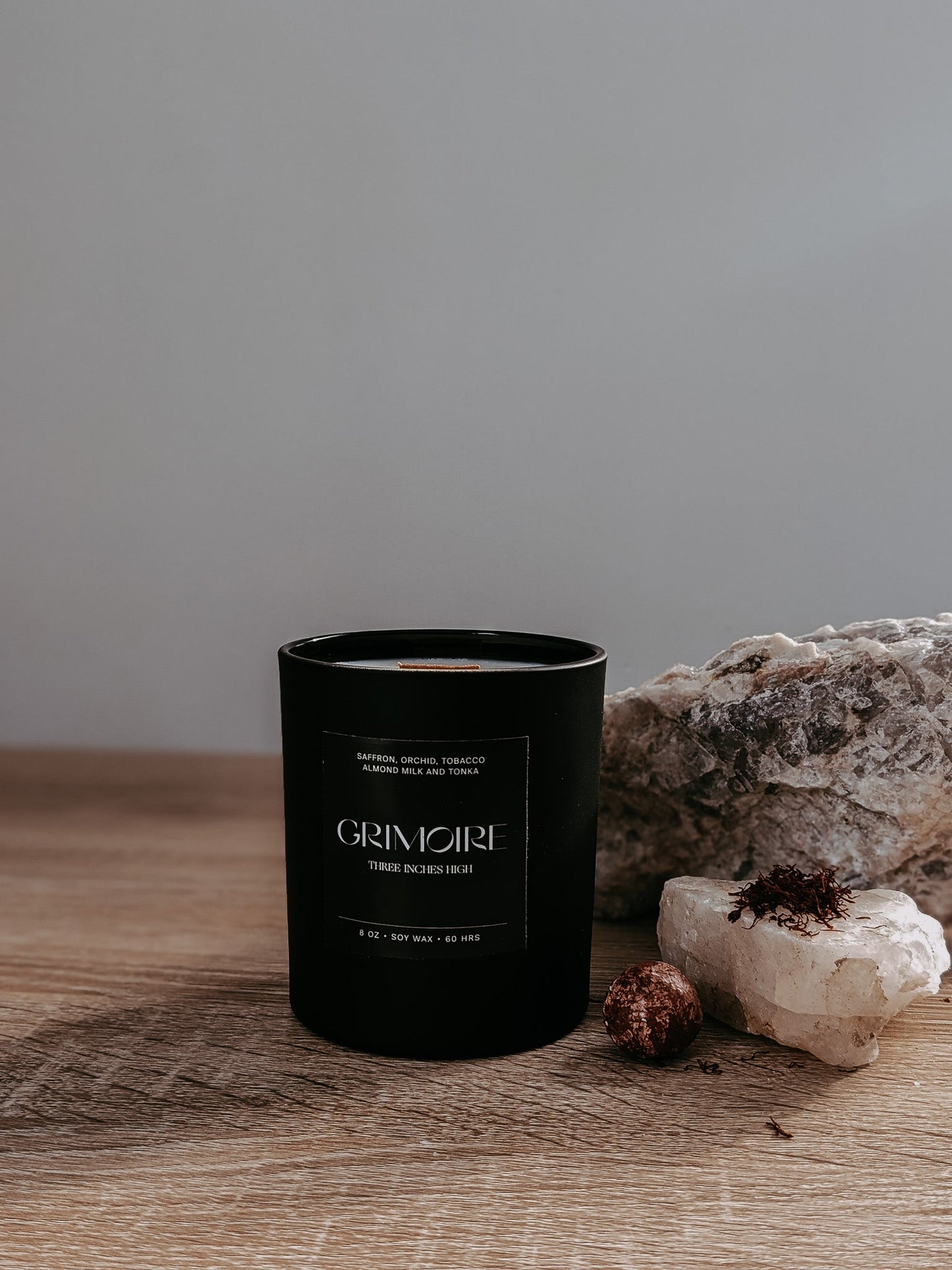 Bougie Grimoire - Cire de Soja 8 oz