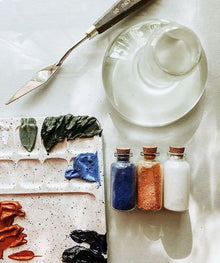 Molettes en verre peintes à la main