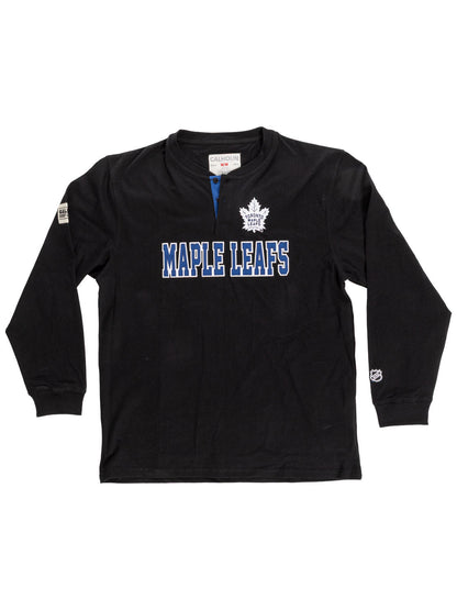 Toronto Maple Leafs Henley à manches longues Édition Blackout