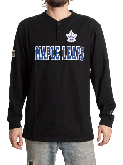 Toronto Maple Leafs Henley à manches longues Édition Blackout