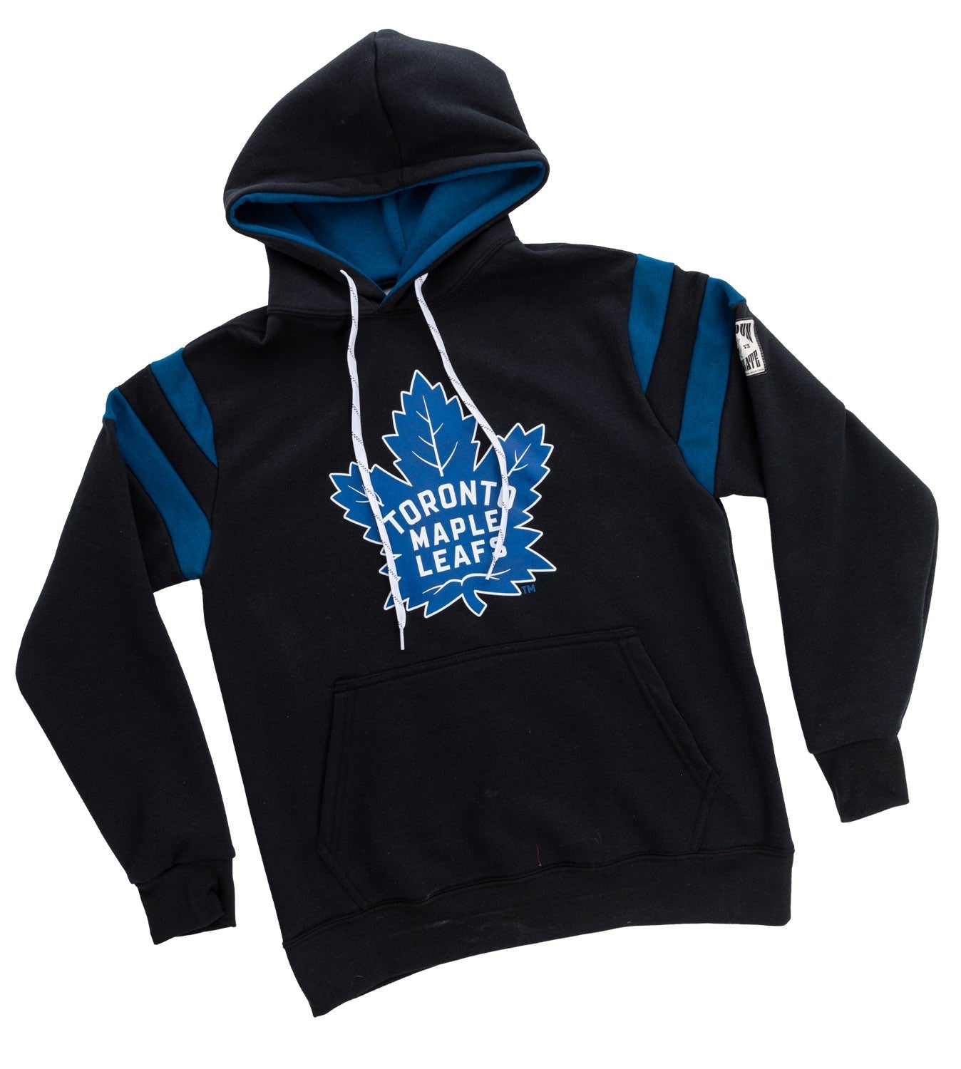 Chandail à capuchon de style universitaire rétro des Maple Leafs de Toronto
