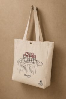 Sac fourre-tout Montréal Five Roses Illustration personnalisée Toile
