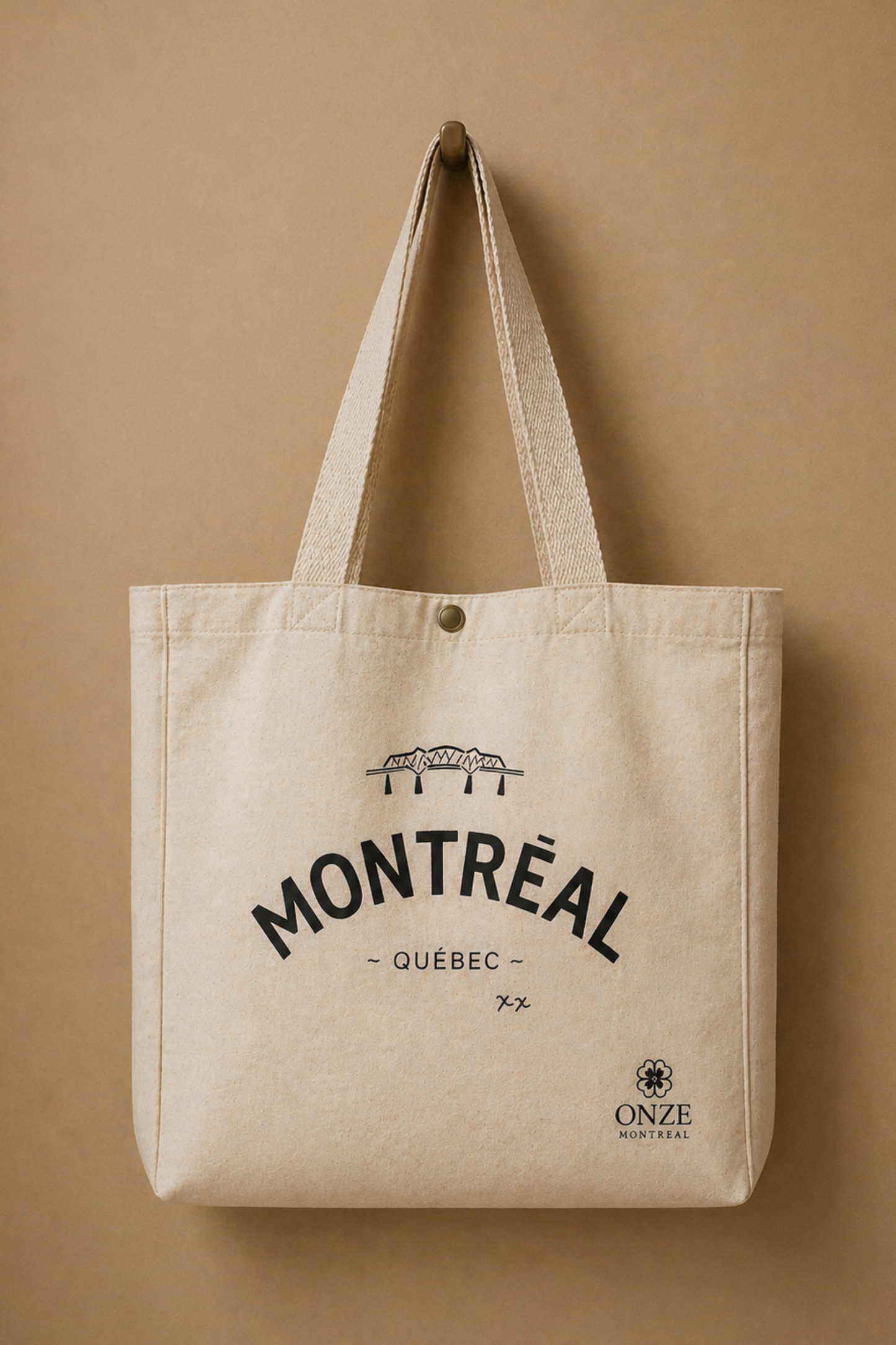 Sac fourre-tout Montréal Québec Illustration Toile