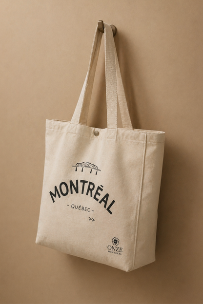 Sac fourre-tout Montréal Québec Illustration Toile