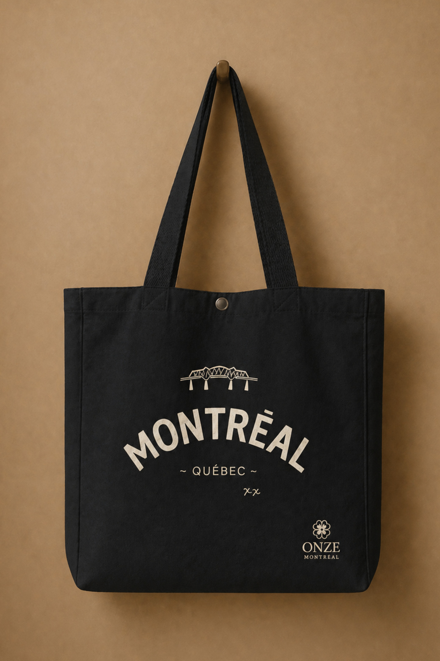 Sac fourre-tout Montréal Québec Illustration Toile