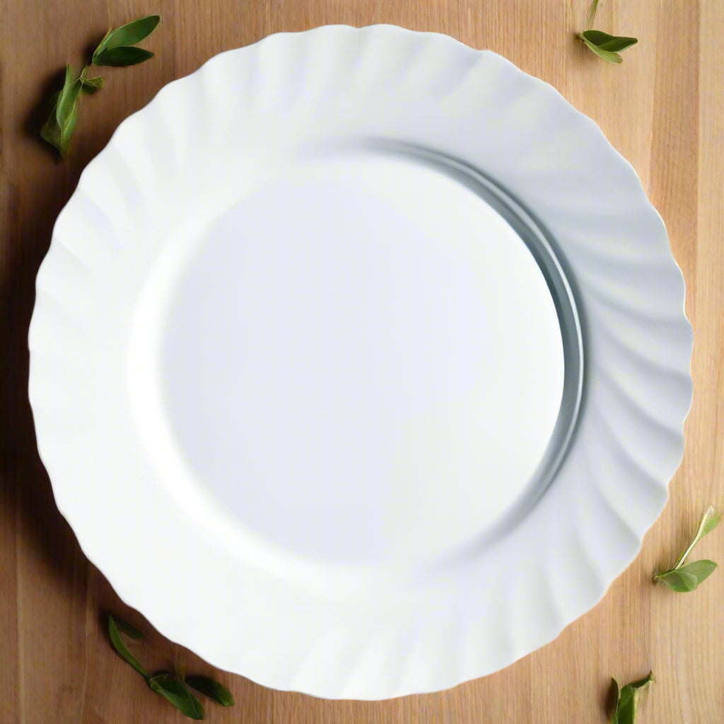Assiette plate blanche 27cm - Trianon - Luminarc