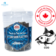 This & That - Nova Scotia 4" Cod Skin Flatties Dog Treats