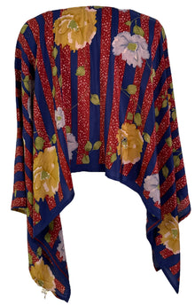 PRC6395 Poncho capelet en pure soie Avatar