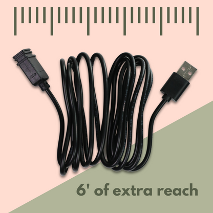 Rallonge électrique USB 2.0 de 1,80 m