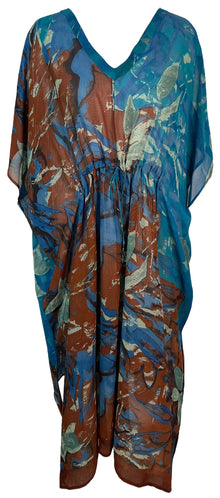 PRG6365 Kaftan long transparent en pure soie Avatar