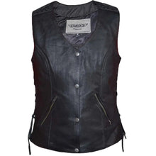 Gilet Femme Unik International à 2 poches, lacé avec œillets