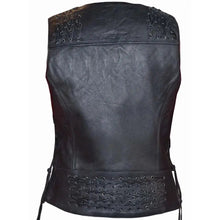 Gilet Femme Unik International à 2 poches, lacé avec œillets