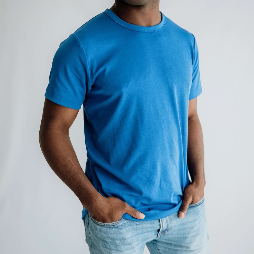 Adult Unisex/Men's Bamboo T-Shirt | Leaf Green