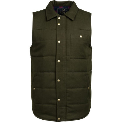 United By Blue Men's Drummond Down and Wool Vests in Small & Medium