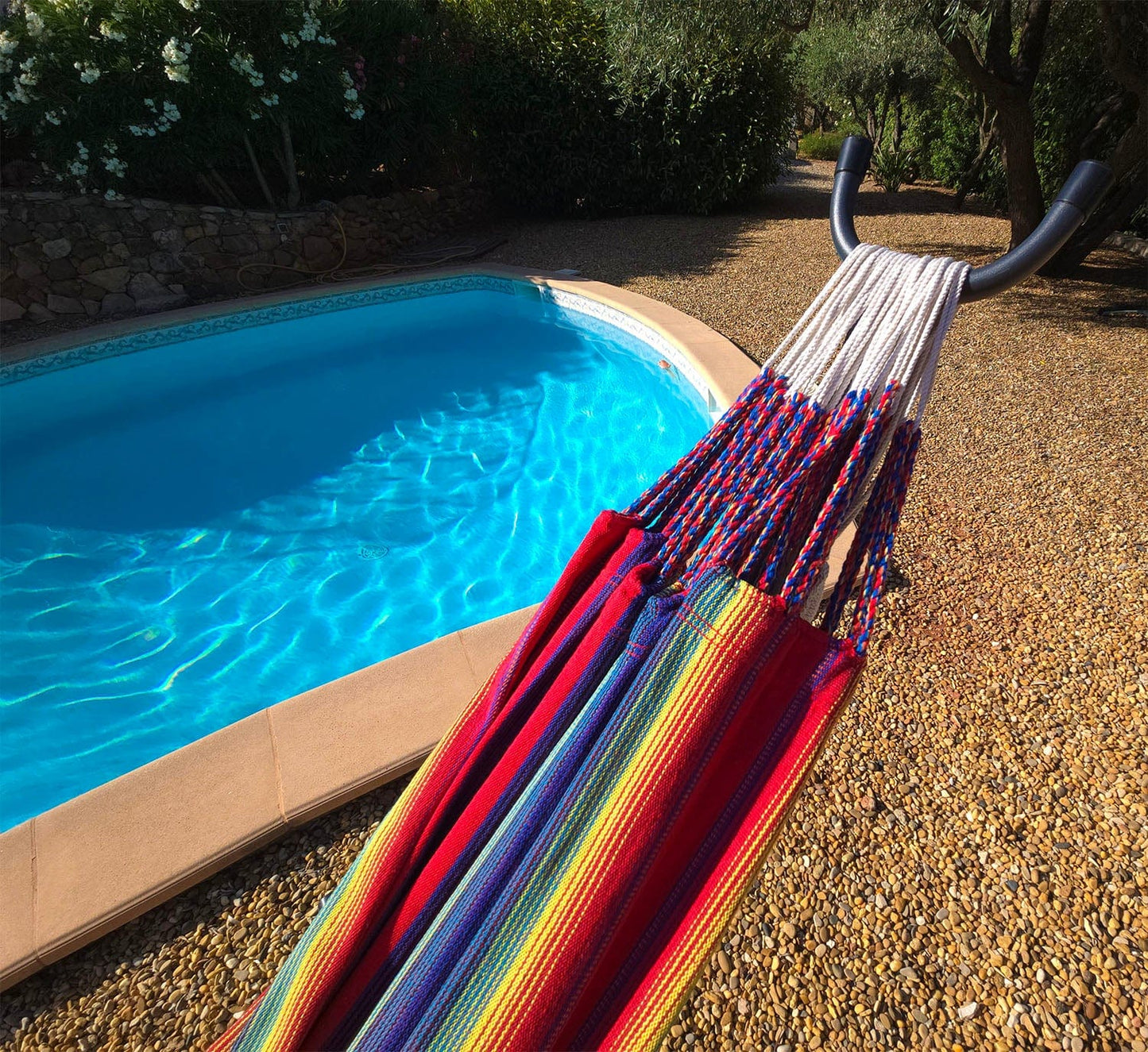 Hamac double de style brésilien de qualité supérieure avec support universel