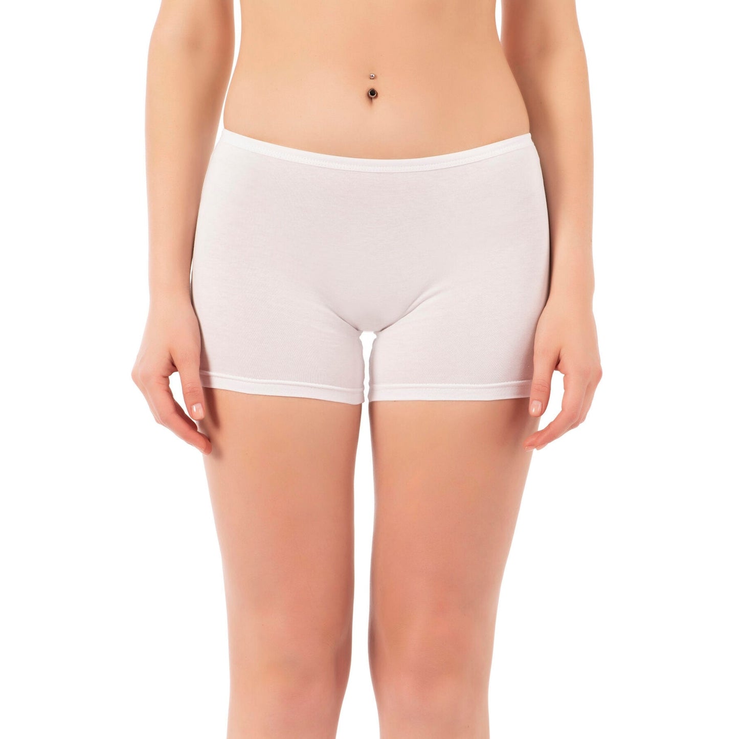 Boxers courts en coton pour femme – Lot de 3