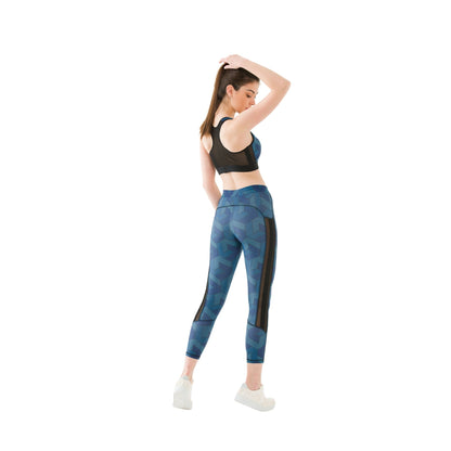 Legging de sport taille haute en mesh