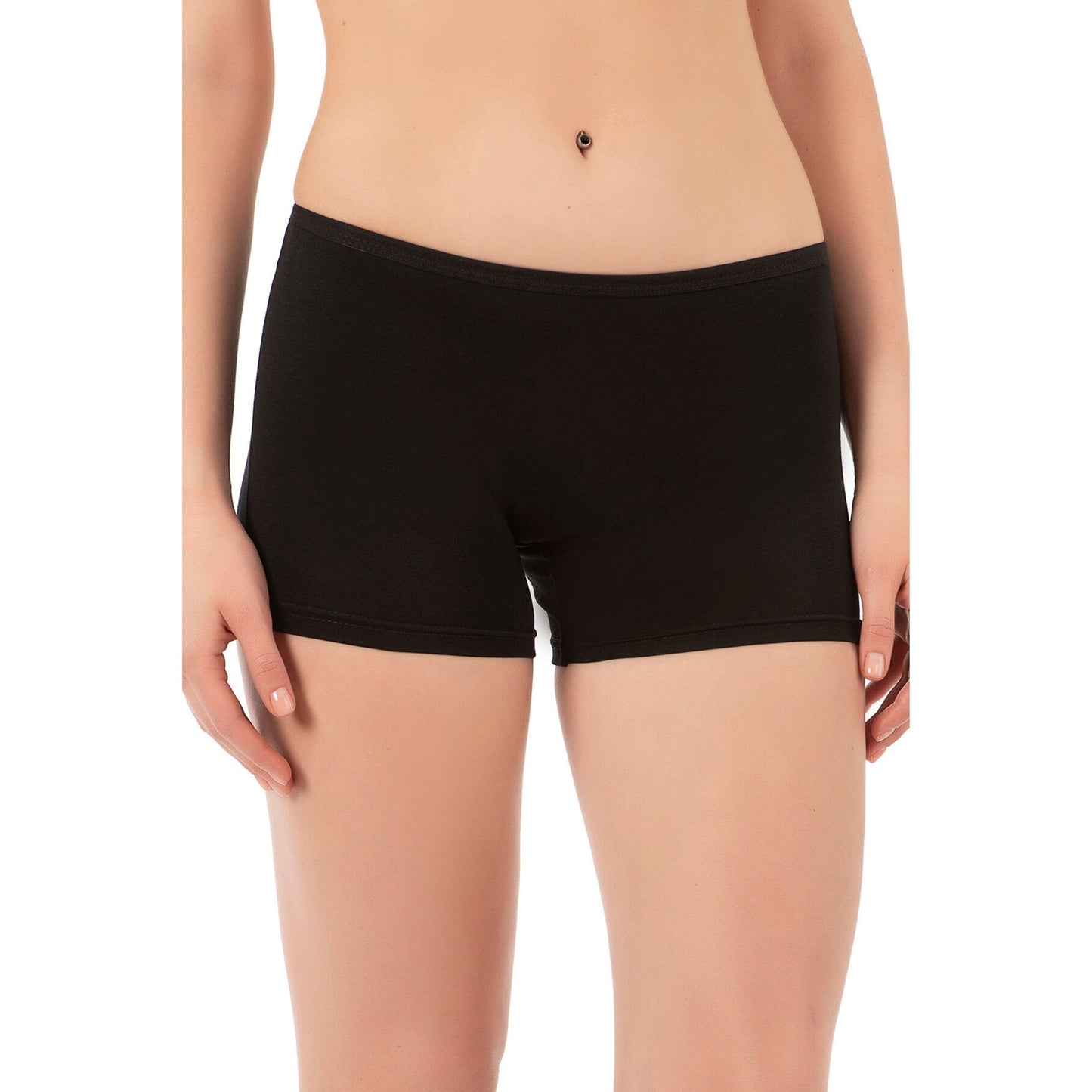 Boxers courts en coton pour femme – Lot de 3
