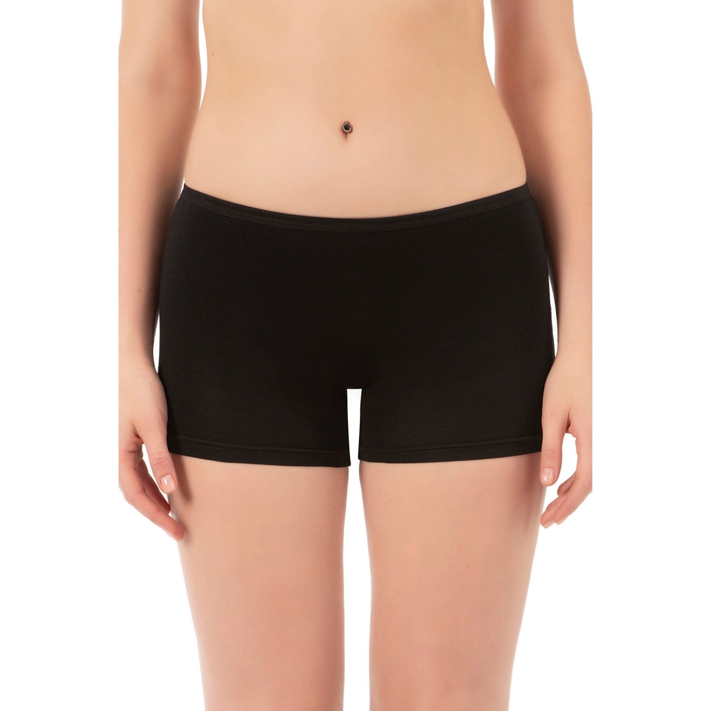 Boxers courts en coton pour femme – Lot de 3