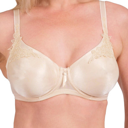 Soutien-gorge à armatures en dentelle couvrant intégralement