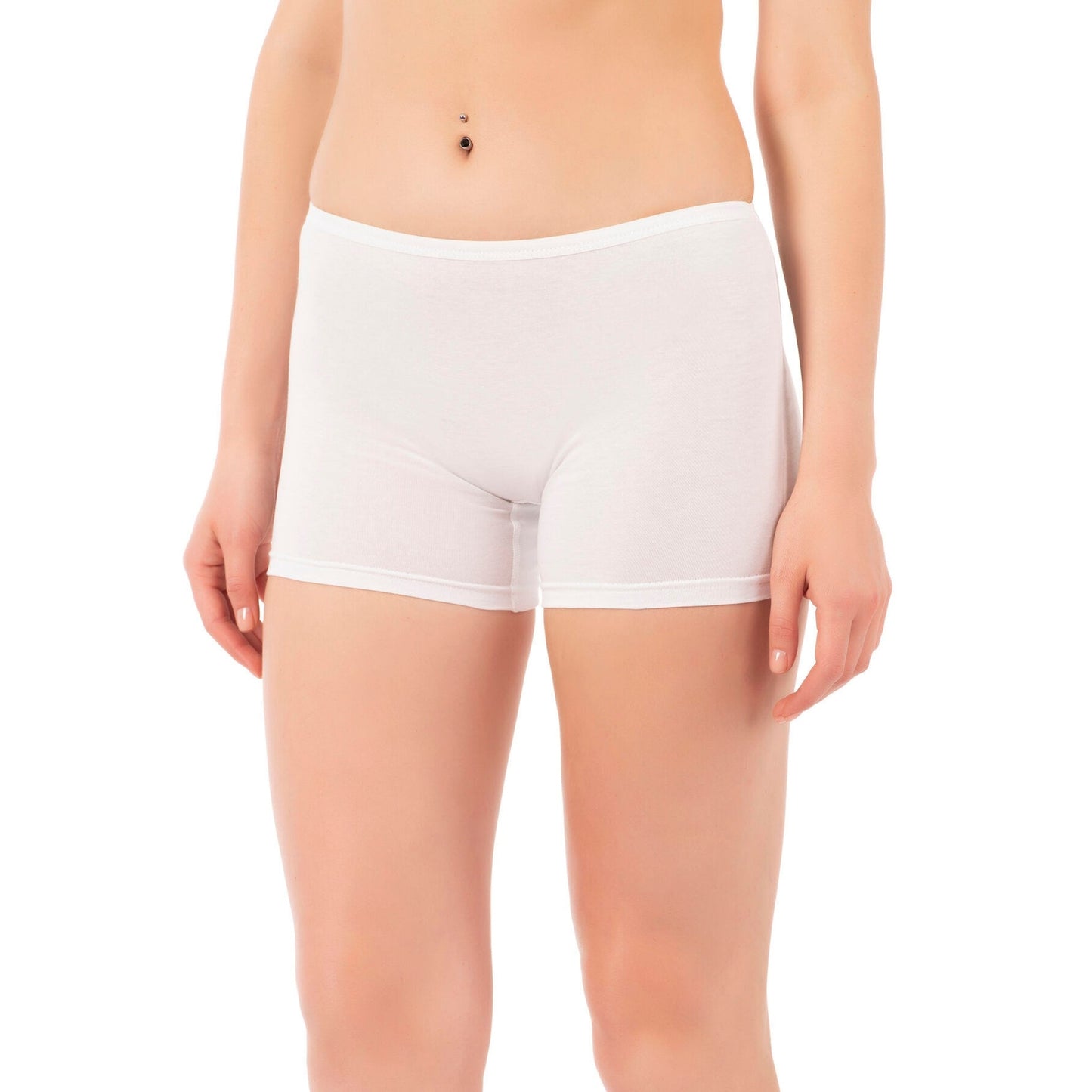 Boxers courts en coton pour femme – Lot de 3
