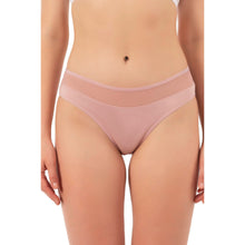 Lot de 7 Culottes Bikini en Coton avec Taille en Maille pour Femme
