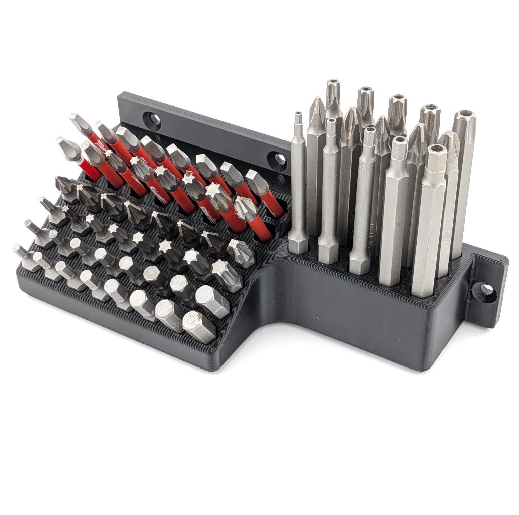 Screwdriver Hex Bit Storage - Wall mountable