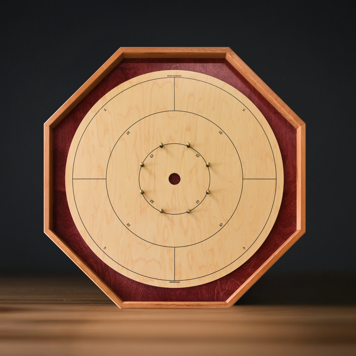 Le Baltic Bircher par Crokinole Canada - Grand Jeu de Crokinole Traditionnel (Avec Numéros)