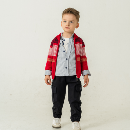 Ensemble de chandail 4 pièces de style cargo