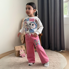 Ensemble décontracté La-Bu-Bu Friends pour filles