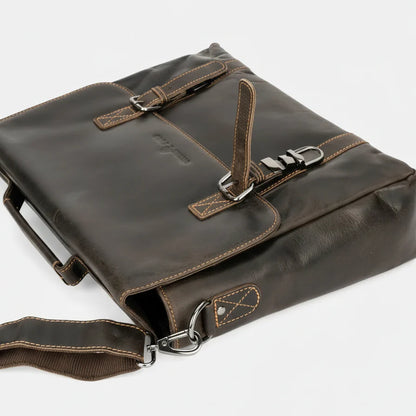 Sacoche pour ordinateur portable en cuir Greenwood