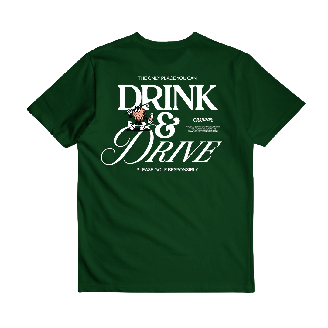 T-shirt « GOLF RESPONSABLE » (vert forêt)