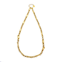 VALENCE Multi Shaped Links & Beads Subtle Statement Necklace