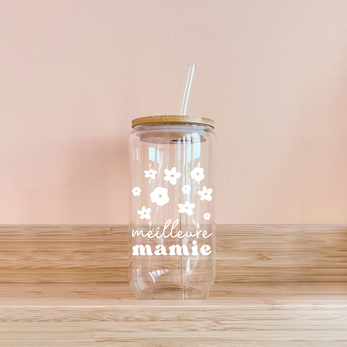 Verre boho - meilleure mamie