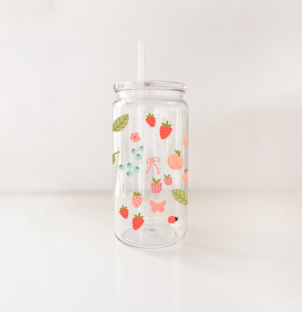Verre en plastique - Jardin d'été