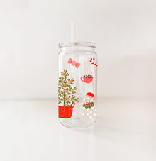 Verre en plastique 16oz - Matin de Noël