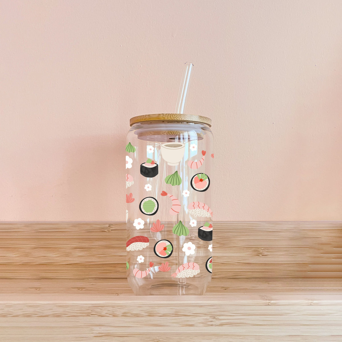 Verre boho - sushis
