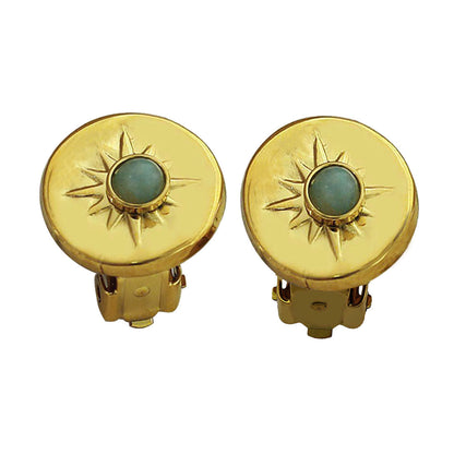 Boucles d'oreilles clous VICTORIA à clip (Pas besoin de piercing)