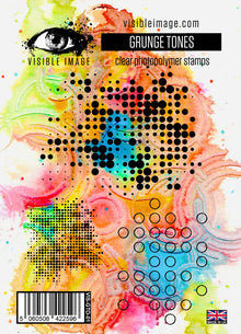 Visible Image Grunge Tones - Set de tampons A6