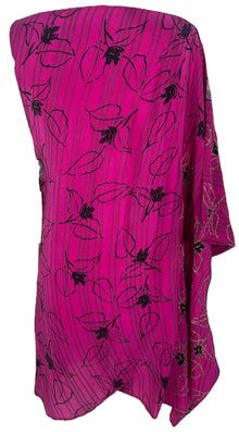 PRC6934 Robe asymétrique en pure soie Avatar