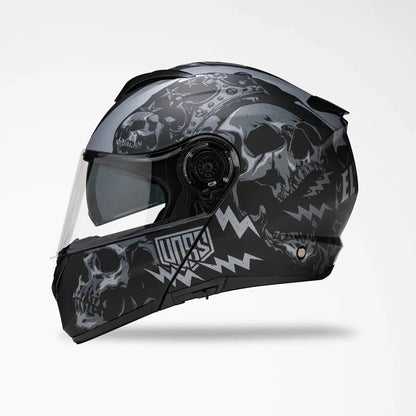 Casque modulaire bicolore El Diablo VOSS 580 Conquest