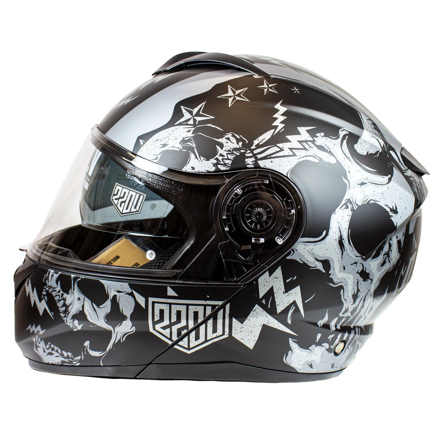 Casque modulaire bicolore El Diablo VOSS 580 Conquest
