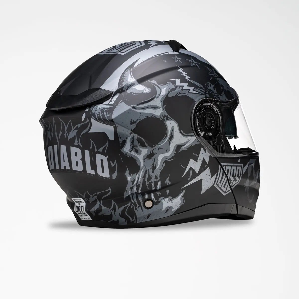 Casque modulaire bicolore El Diablo VOSS 580 Conquest