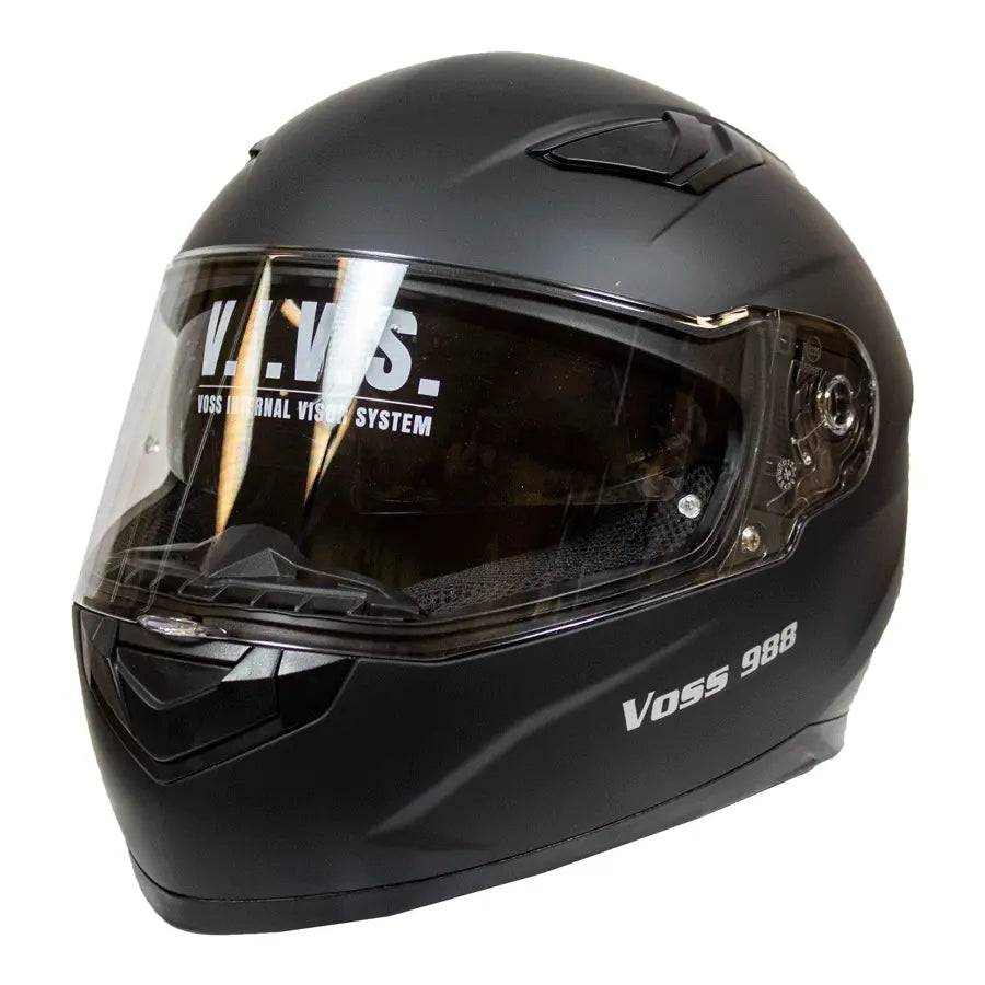 Casque VOSS 988 MOTO-1 Noir mat