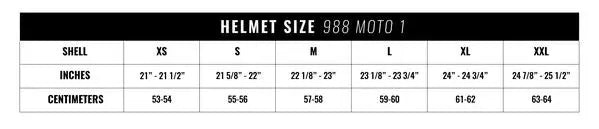 Casque VOSS 988 MOTO-1 Noir mat