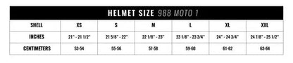 Casque VOSS 988 MOTO-1 Noir mat