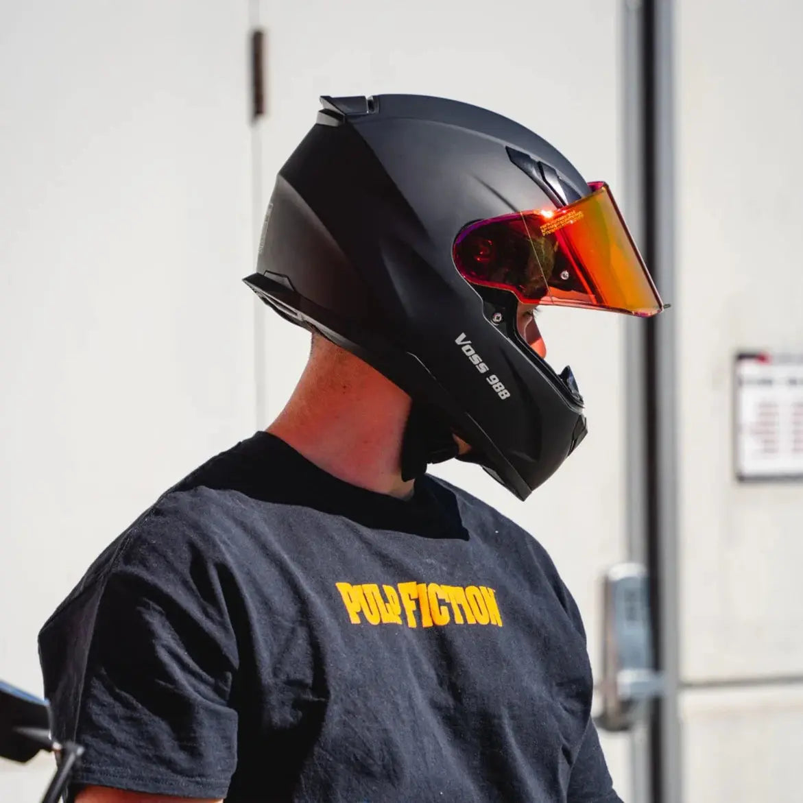 Casque VOSS 988 MOTO-1 Noir mat